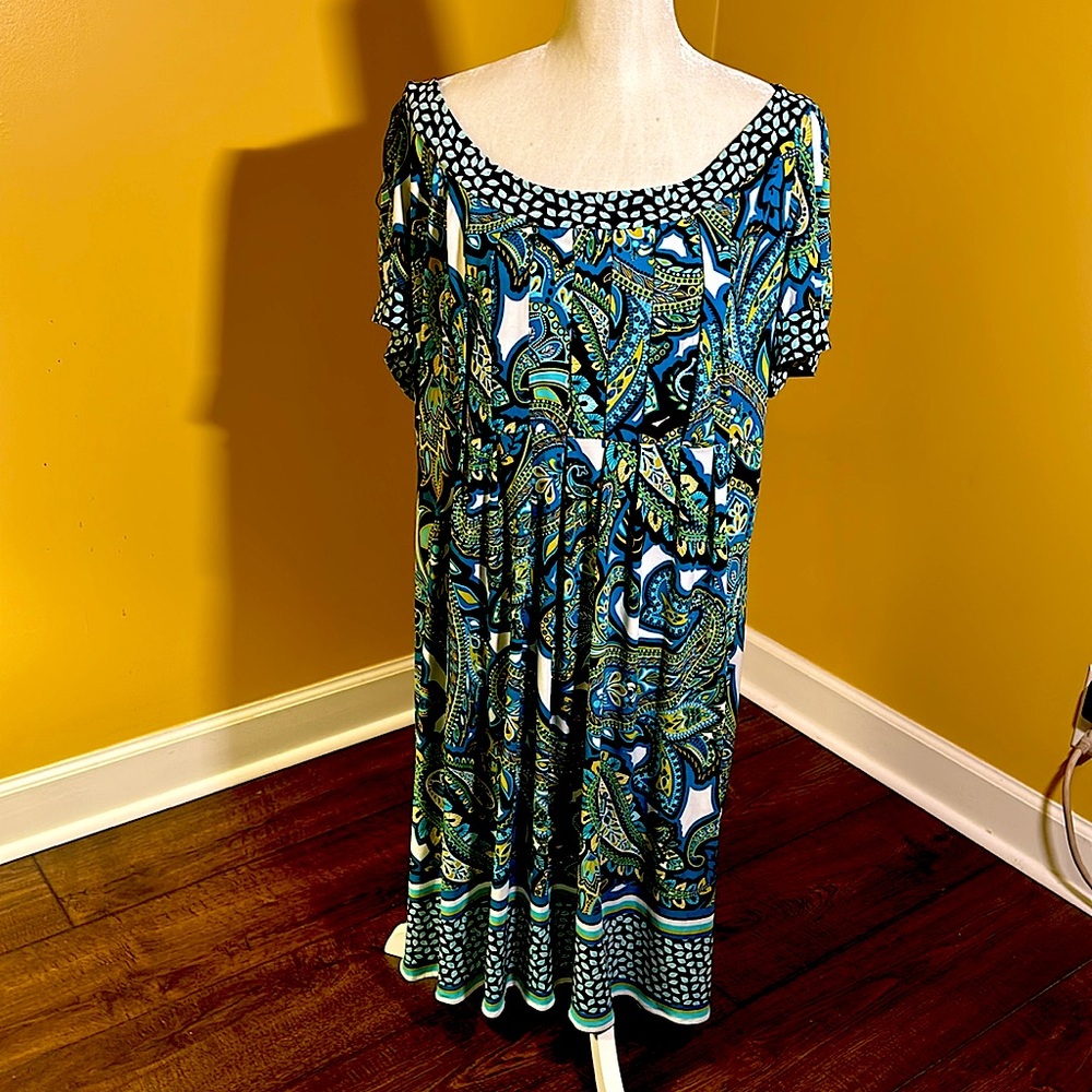 London Style, paisley print summer dress